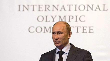 Russland, Wladimir Putin und sein Problem mit Homophobie: Diesmal soll das scharf kritisierte Anti-Homosexuellen-Gesetz nun auch bei den Olympischen Winterspielen 2014 in Sotschi gelten.