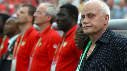 Otto Pfister, 76, arbeitet seit 1972 als Trainer auf dem afrikanischen Kontinent. Derzeit betreut er ein Vereinsteam im Sudan