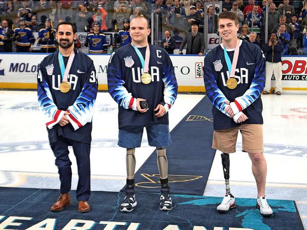 Kapitän Josh Pauls (Mitte) steht mit dem US-Team vor seinem vierten Paralympics-Titel in Folge.