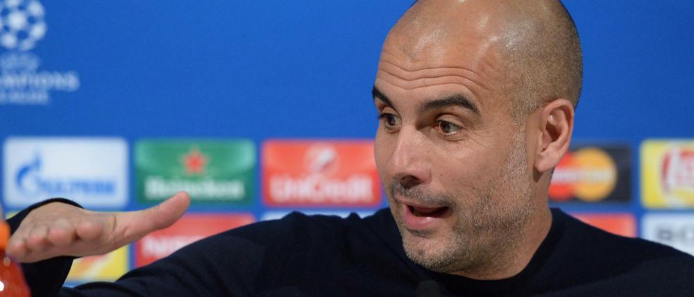 Bayerns Trainer Pep Guardiola will nicht zum dritten Mal in Folge im Halbfinale der Champions League ausscheiden. 