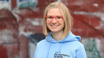 Salome Berblinger, Nachwuchsredakteurin der "Paralympics Zeitung" | Junior journalist of "Athletes and Abilities"