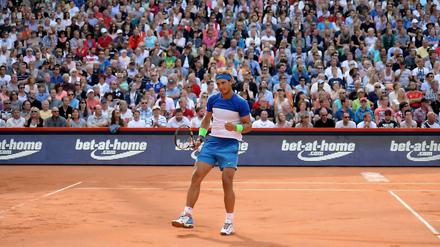 Rafael Nadal hat alles im Griff und erreicht locker und leicht das Finale von Hamburg.