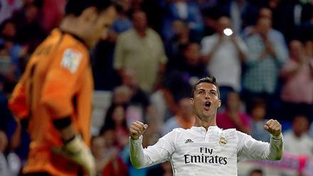 Vier Saisonspiele, neun Tore. Cristiano Ronaldo führt derzeit die Torschützenliste in Spanien an.