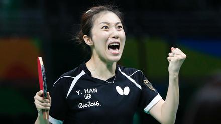 Han Ying zieht ins Tischtennis-Finale.