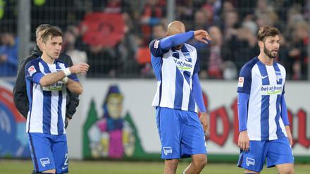Katerstimmung bei Hertha BSC: Nach der Niederlage in Freiburg werden Erinnerungen an die vergangenen Rückrunden wach. 