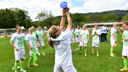 Wolfsburg wird zum dritten Mal deutscher Frauenfußballmeister.