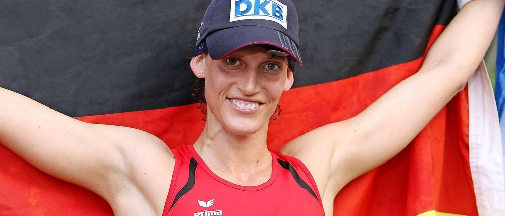 Bei der Heim-WM in Berlin im vergangenen Jahr (Archivfoto) reichte es für Lena Schöneborn zu Gold.