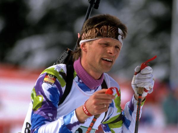 Jens Steinigen bei den Olympischen Spielen 1992 in Albertville.