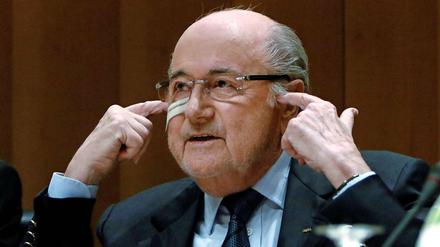 Ex-Fifa-Präsident Joseph Blatter ist mit der Wahl zu seinem Nachfolger zufrieden.