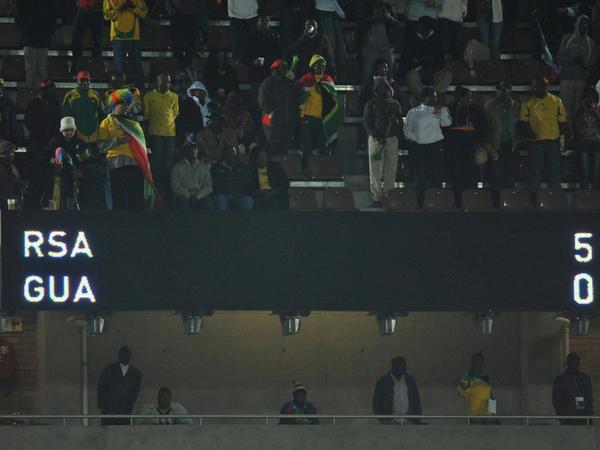 Unter Verdacht: Das WM-Testspiel Südafrika - Guatemala vom 31. Mai 2010.