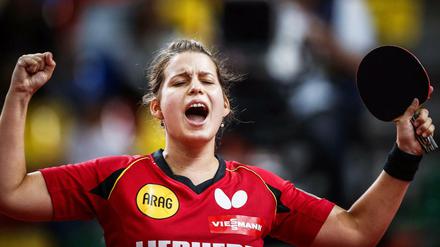 Petrissa Solja holte den dritten Punkt für Deutschland im Finale der Tischtennis-EM gegen Rumänien.