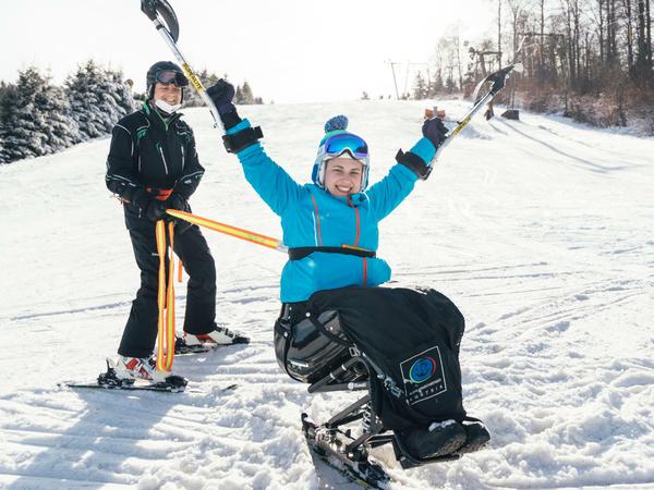 Für Juules Beck und Vater Ingo fahren regelmäßig in den Skiurlaub.
