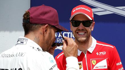 Sebastian Vettel und Lewis Hamilton sind die großen Favoriten auf den WM-Titel in der Formel 1. 