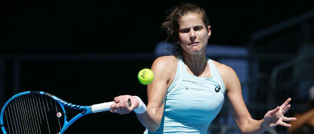 Julia Görges gewann ihr Auftaktmatch in Melbourne.