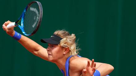 Carina Witthöft hatte gegen die an Nummer zwei gesetzte Karolina Pliskova aus Tschechien keine Chance.