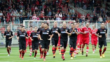 Die Fußballer des 1. FC Union wollen in die Bundesliga.