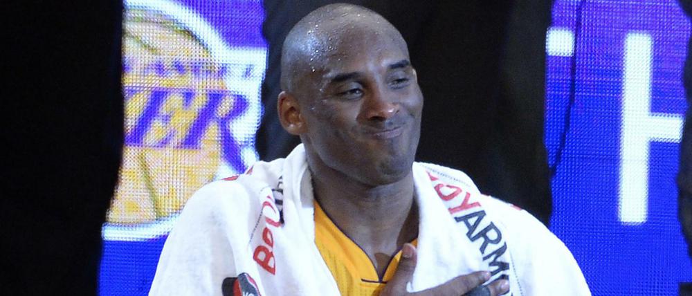 Kobe Bryant genoss sein letztes Spiel für die Los Angeles Lakers.