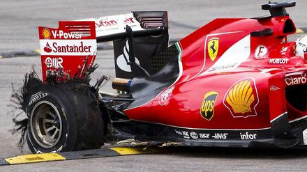 Sebastian Vettel: "Wenn das 300 Meter später, in der Eau Rouge, passiert, dann kann das auch ganz anders ausgehen."