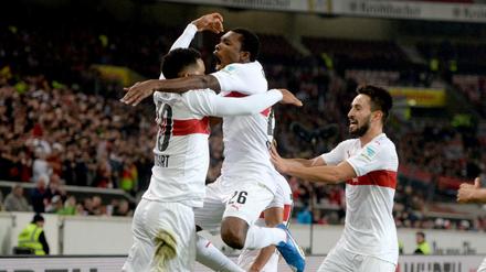Nach oben: Der VfB Stuttgart verlässt mit dem Sieg gegen den FC Ingolstadt die Abstiegsränge.