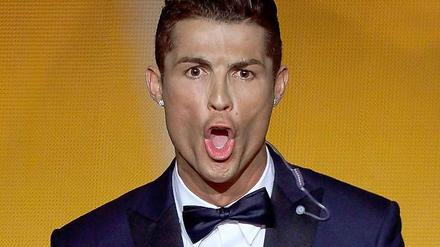 Cristiano Ronaldo stieß einen spitzen Jubelschrei aus.