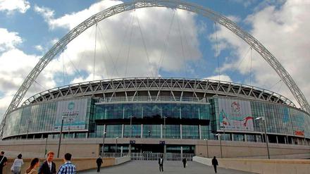 Ort der Begierde: Das neue Wembley-Stadion in London, Endspielort 2013.