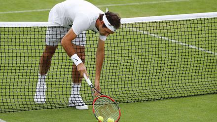 Auf der Suche nach seiner Form: Roger Federer.
