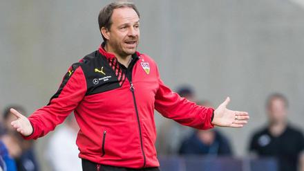 Anspruchsvoller Fußballtheoretiker: Stuttgarts Trainer Alexander Zorniger.