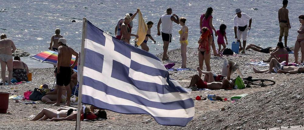Urlauber in Griechenland