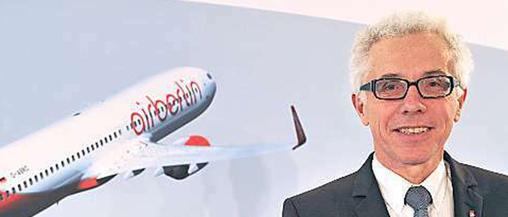 Wolfgang Prock-Schauer übernahm den Chefsessel bei Air Berlin im Januar von Hartmut Mehdorn.