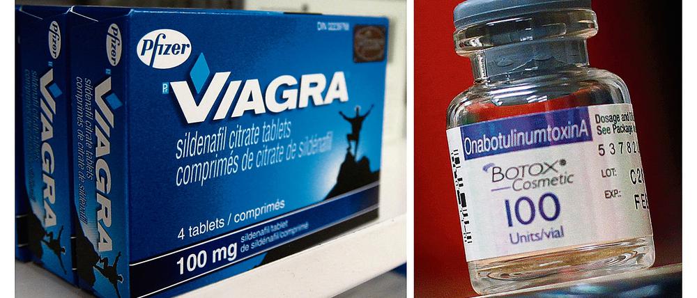 Viagra ist eines der wichtigsten Produkte von Pfizer, Botox das wichtigste von Allergan.