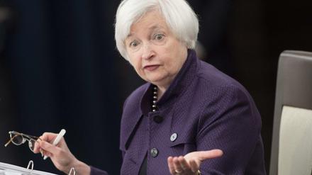 Fed-Chefin Janet Yellen (Archivbild). Die US-Notenbank beließ am 2. November 2016 die Leitzinsen unverändert.