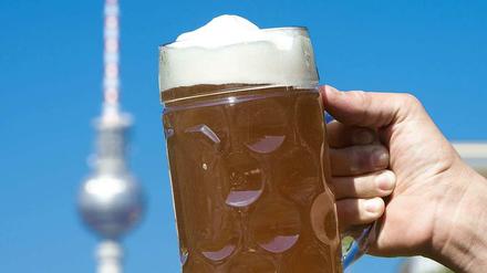 Süden in Berlin. Bayerisches Bier wird auch an der Spree immer häufiger getrunken.