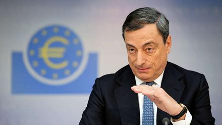 EZB-Präsident Mario Draghi am Donnerstag in Frankfurt am Main.