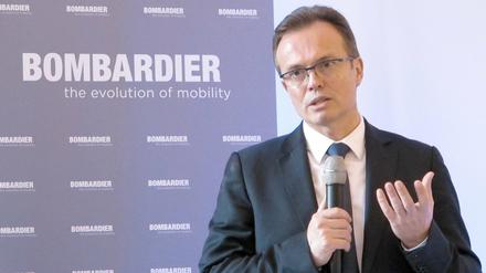 Der neue Chef der Bombardier Transportation, Laurent Troger.