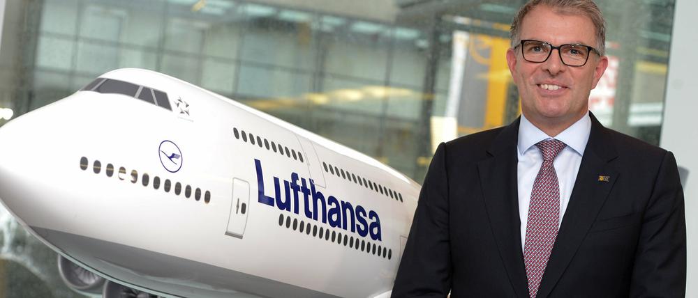 Im Gespräch. Carsten Spohr, Vorstandsvorsitzender der Lufthansa, verhandelt wieder mit dern Piloten.