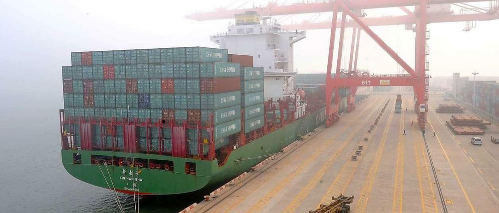Weniger Handel. Im März schrumpften die chinesischen Exporte erstmals seit 2009 den zweiten Monat in Folge. 