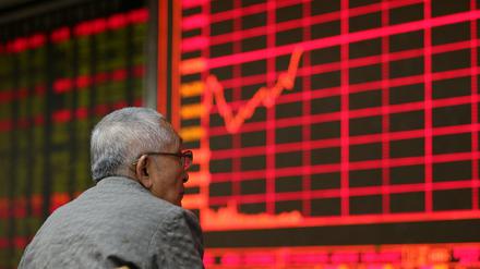Auch am Dienstag sind die Börsen in China wieder im Minus gestartet.