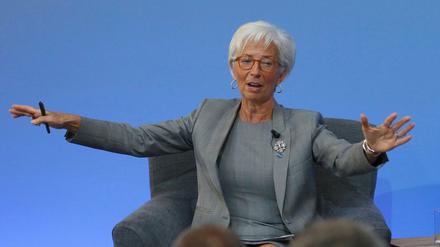 Die Chefin des Internationalen Währungsfonds (IWF), Christine Lagarde, beim Anti-Korruptionsgipfel in London. 