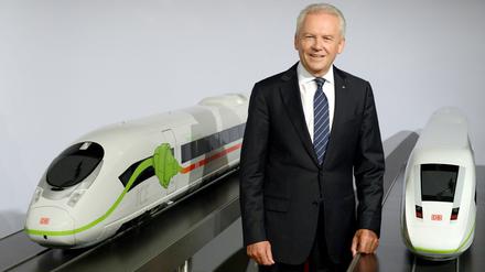 Baut um. Der Vorsitzende der Deutschen Bahn AG, Rüdiger Grube.