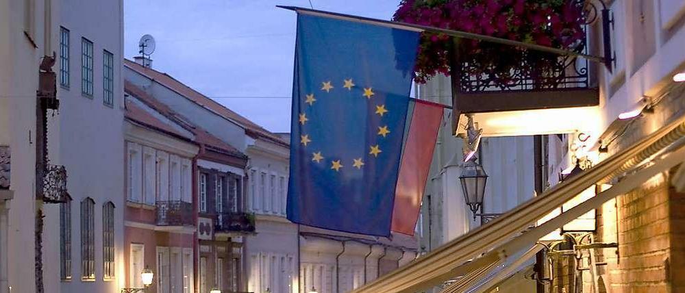 In Litauens Hauptstadt Vilnius soll am ab kommendem Januar mit Euro bezahlen können. 