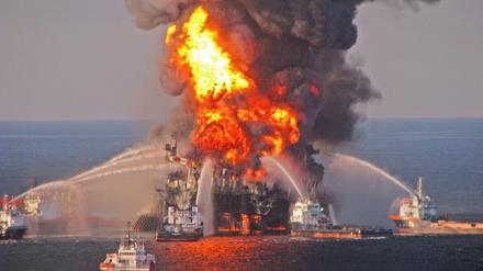 22. April 2010: Explosion auf der "Deepwater Horizon". 