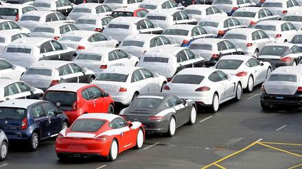 Weltweit gefragt sind nicht nur deutsche Autos. Insgesamt finden hiesige Industrieprodukte so viele Abnehmer wie nie. 
