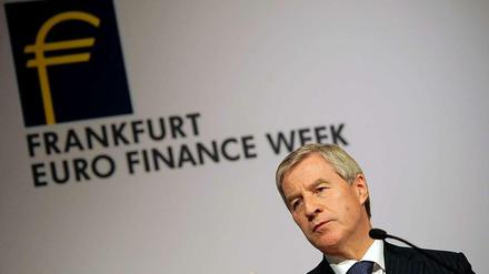 Aufgebracht: Deutsche-Bank-Chef Jürgen Fitschen