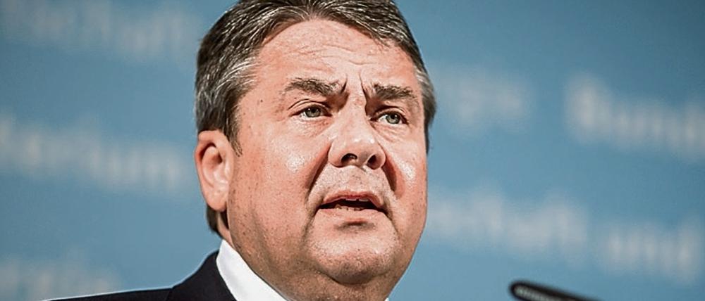 Unter Druck: Bundeswirtschaftsminister Sigmar Gabriel (SPD).