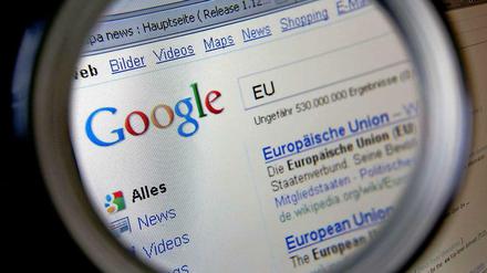 Die EU will schärfer gegen Google vorgehen.