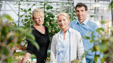 Das GreenLab betreiben Sabine Schäfer (41), Ines Eichholz (44) und Daniel Kania (31) in Berlin-Tiergarten.