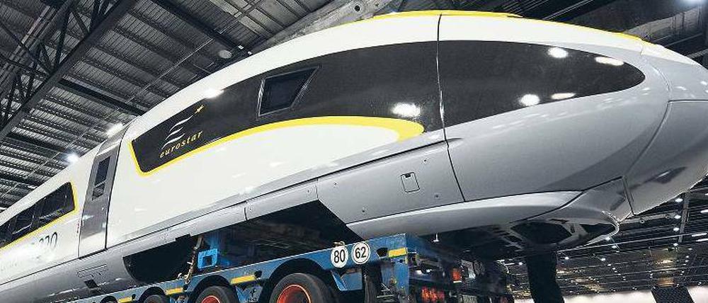 Schnell mal nach London. Die neuen Eurostar-Züge schaffen bis zu 320 Stundenkilometer. Mit ihnen will das Unternehmen auch andere Strecken in Europa bedienen.