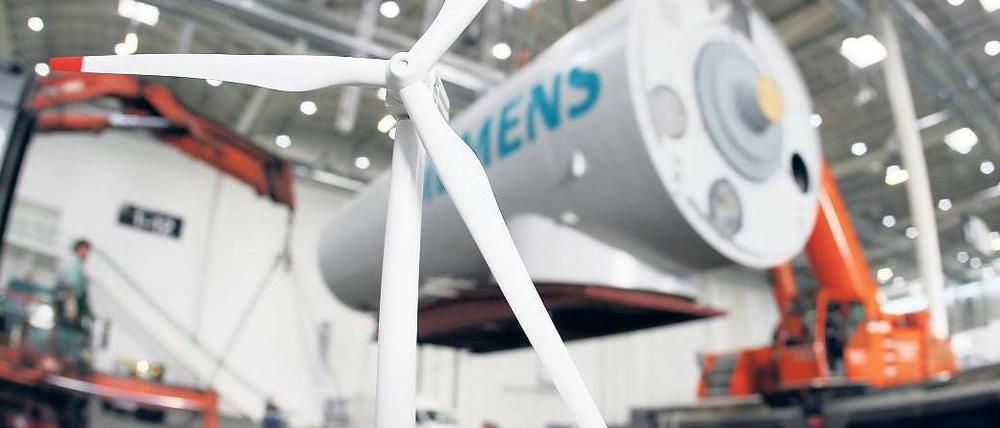 Viel Wind. Aufträge über 1,2 Milliarden Euro konnte Siemens mit Offshore-Windanlagen im zweiten Quartal gewinnen. Foto: p-a/dpa