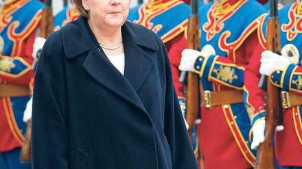 „Historisch“ nannte der Präsident der Mongolei den Besuch von Kanzlerin Merkel. Foto: dpa