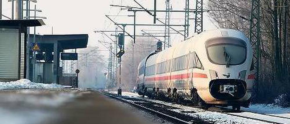 Ärger vom Monopolisten. „Das machen wir nicht mit“, heißt es bei der Bahn. Sie streitet gemeinsam mit der französischen SNCF. Foto: dpa